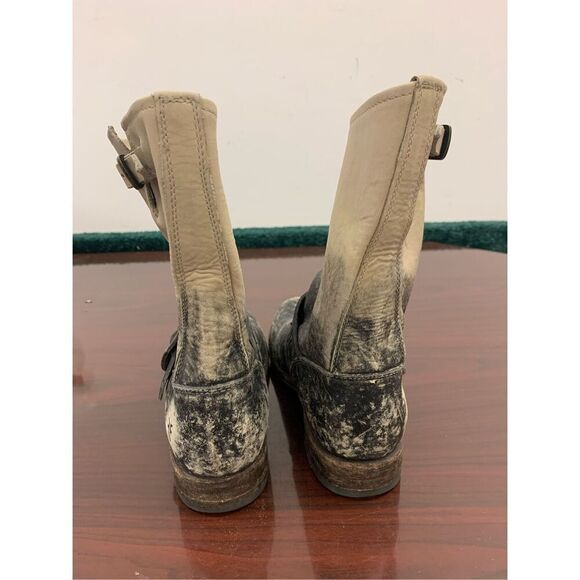FRYE Veronica Short Ombre Stonewash Mid Calf Boots Women's Size 6.5 - Picture 6 of 11
